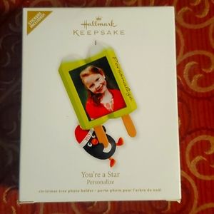 Penguin Photo Holder Hallmark Keepsake Ornament